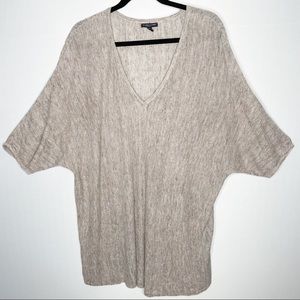 Eileen Fisher Beige V-Neck Tunic